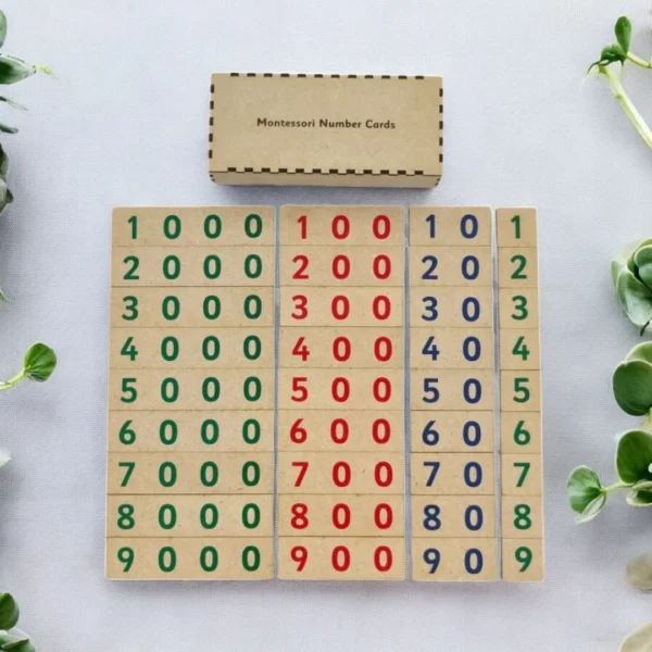 Montessori Number Cards