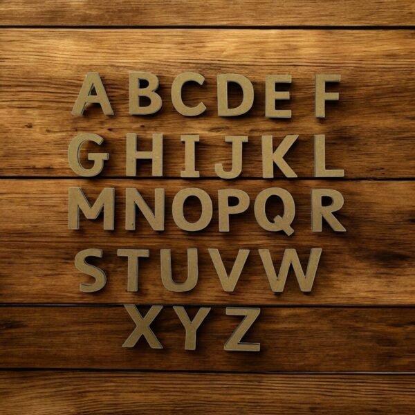 Alphabet Cut Outs Upper Case & Lower Case - Image 3