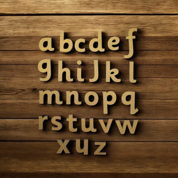 Alphabet Cut Outs Upper Case & Lower Case - Image 2