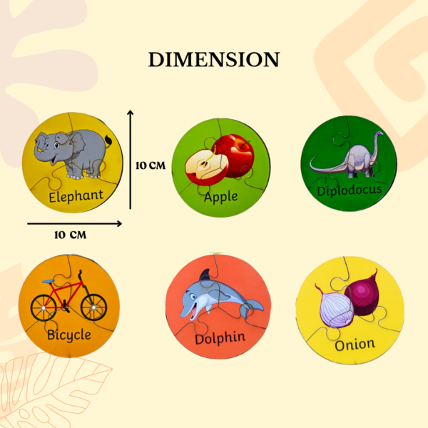 3 Pieces Circular Puzzle - Image 2