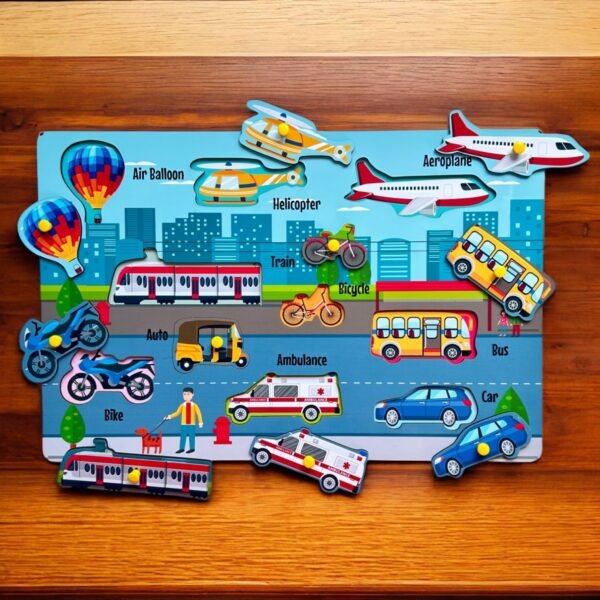 Transport & Farm Peg Puzzle Combo - Image 5