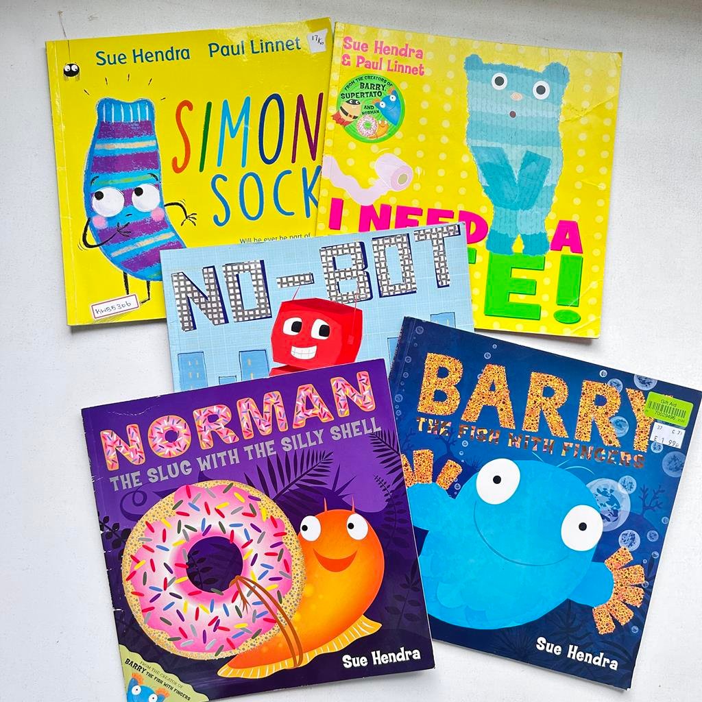 Sue Hendra_Read Aloud Story Book_Set Of 5 Books_Sue Hendra