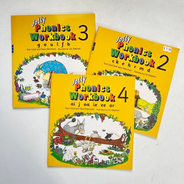 Jolly Phonics Work Book _Set Of 3 Books_Sue Lloyd And Sara Wernham