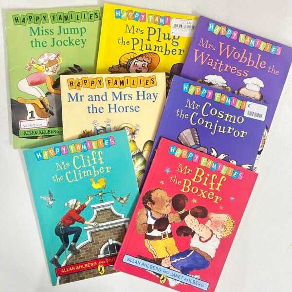 Happy Families Phonics_Set Of 7 Books _Allan Ahlberg