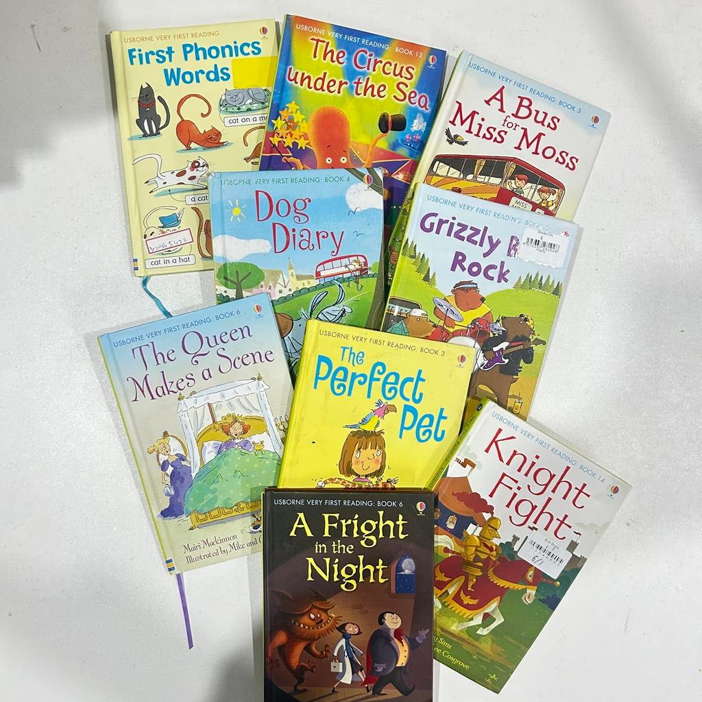Usborne Very First Reading Phonics_Set Of 9 Books _Usborne Very First Reader Books