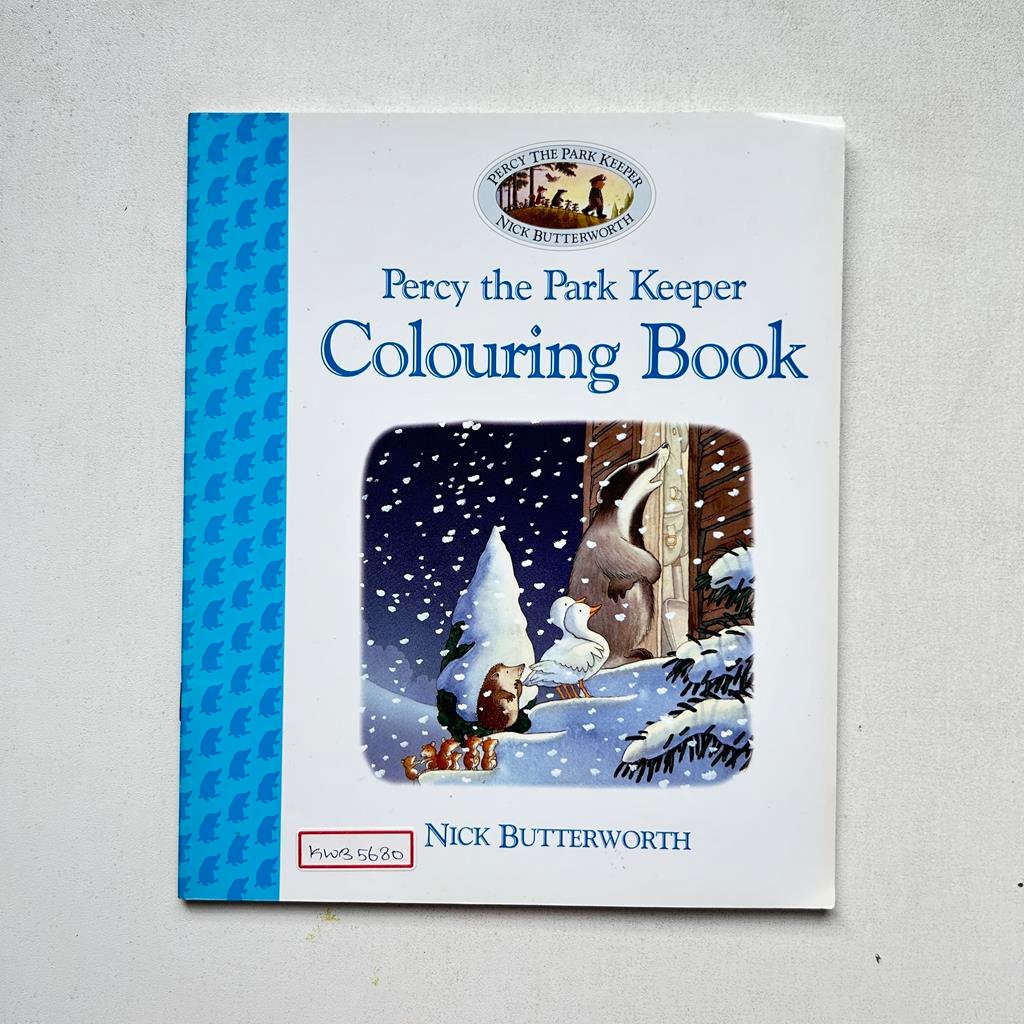 Percy The Park Keeper Colouring Book _Nick Butterworth