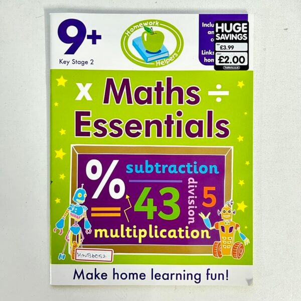 Maths Essentials_With Stickers Age 9_Autumn Publishing