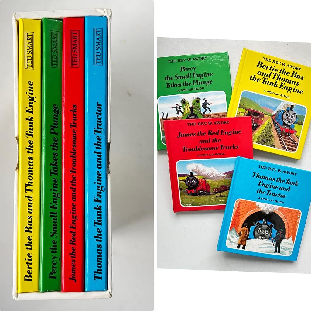 The Thomas The Tank Engine Pop-Up Library Set Of 4 Books_Ted Smart