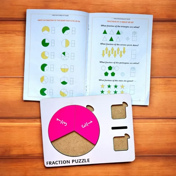 Fraction Puzzle & Time Fraction Puzzle Combo Kit - Image 4