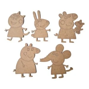 Peppa Themed Cut Outs