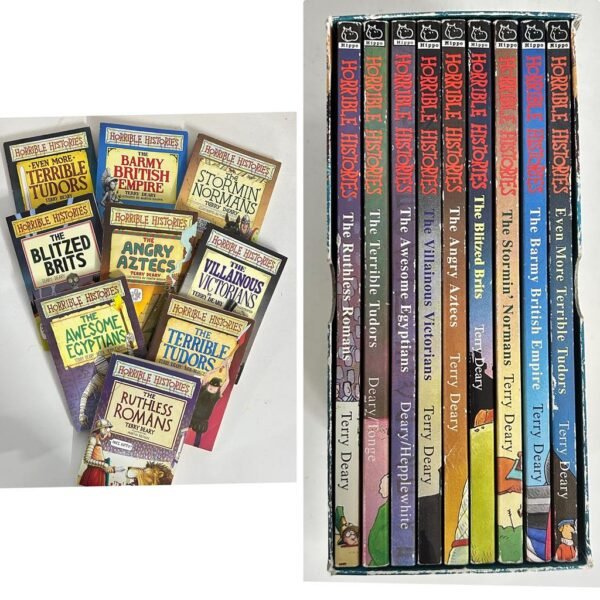 Horrible Histories_History With The Nasty Bits Left In!_Set Of 9 Books_Terry Deary