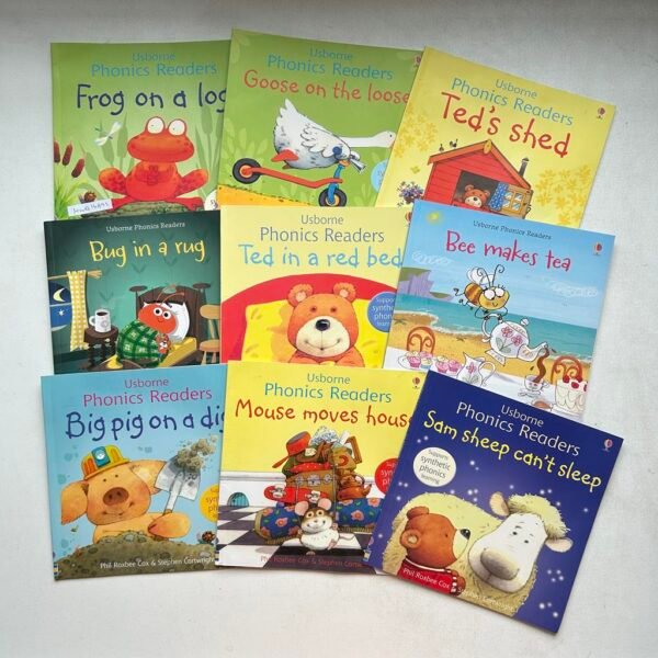 Usborne Phonics Readers_Set Of 9 Books_Usborne
