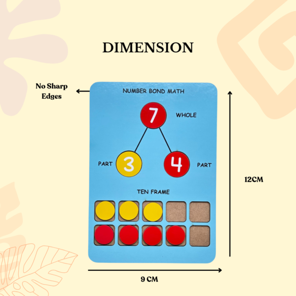 Number Bonds Math-Wipe and Clean Board - Image 2