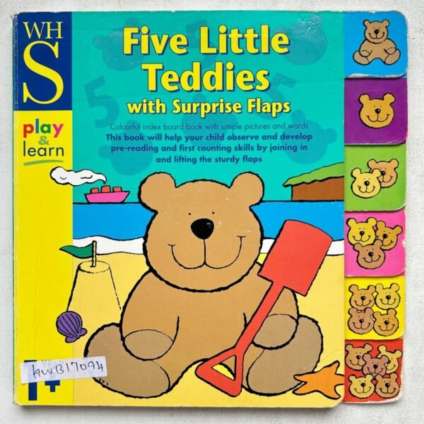 Five Little Teddies_Flap Book_Simone Abel_KWB17094