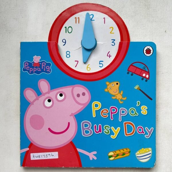 Peppa Pig_Peppa's Busy Day_Clock Book_Ladybird_KWB17396