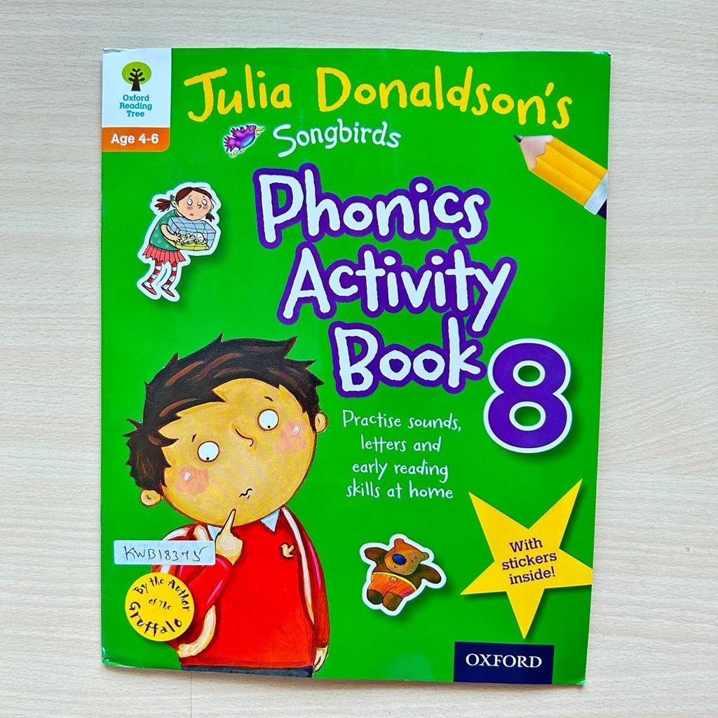 Oxford Reading Tree_Julia Donalson's Songbirds_Phonics Activity Book _Stickers_Age 4-6