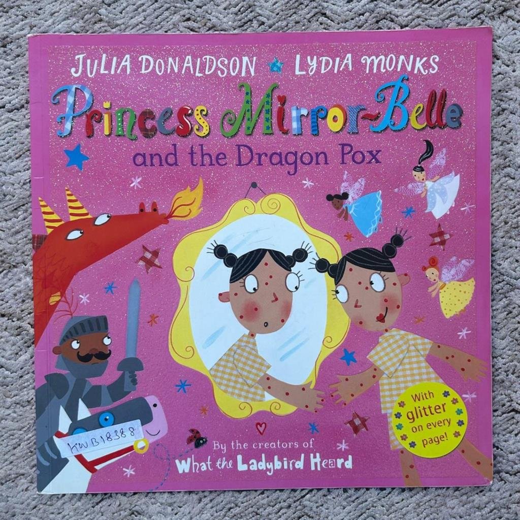 Princess Mirror ~Belle And The Dragon Pox_Glitter Page_Julia Donaldson_KWB18388