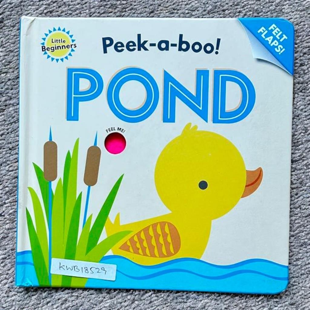 Peek-a-Boo!_Pond_Felt Flap Book_Aura_KWB18529