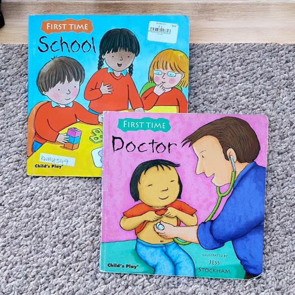 First Time_Set Of 2 Books_Child's Play_KWB18549