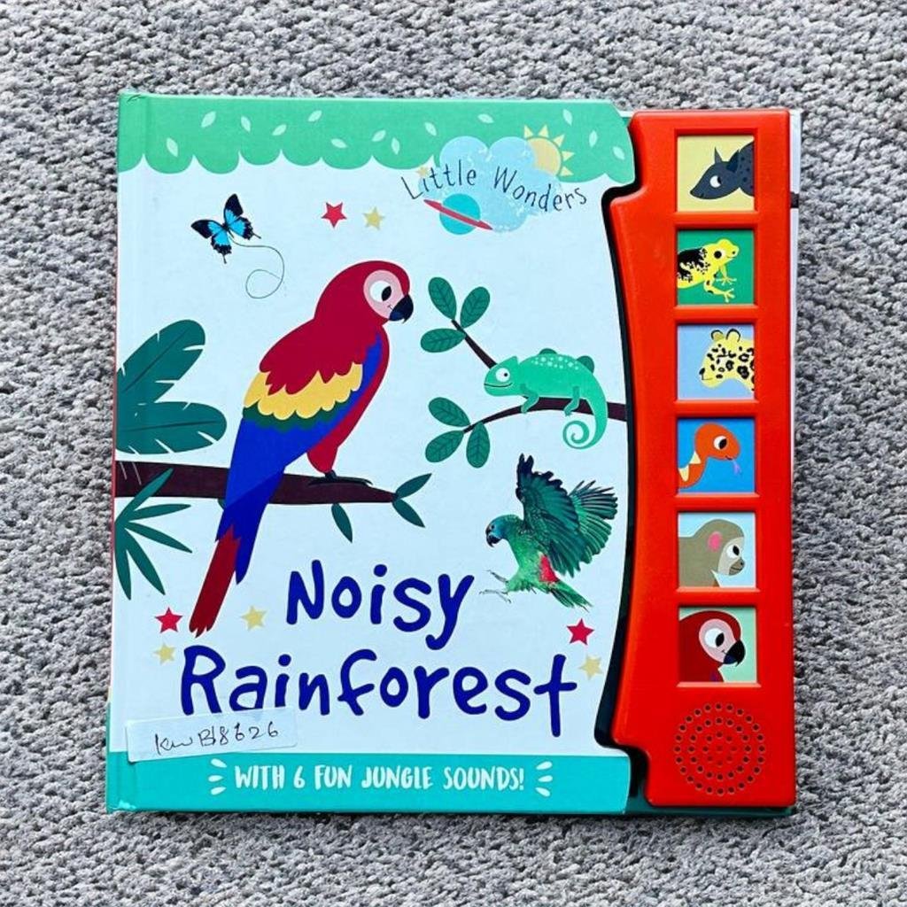 Noisy Rainforest_Sound Book_Little Wonders_KWB18626