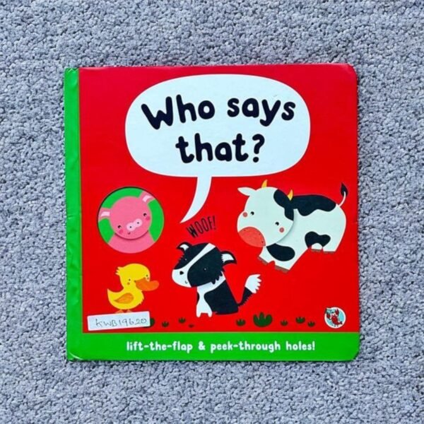 Who Says That?_Flap Book_Laughing Lobster_KWB19620