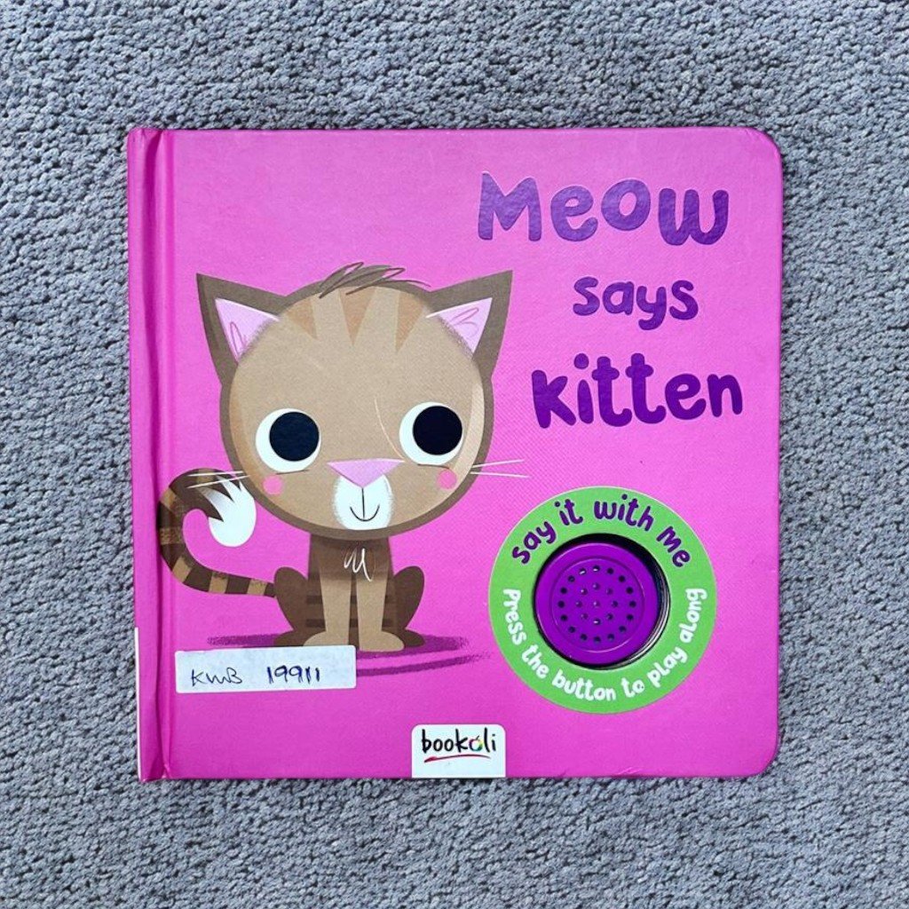 Meow Says Kitten_Sound Book_Bookcli_KWB19911