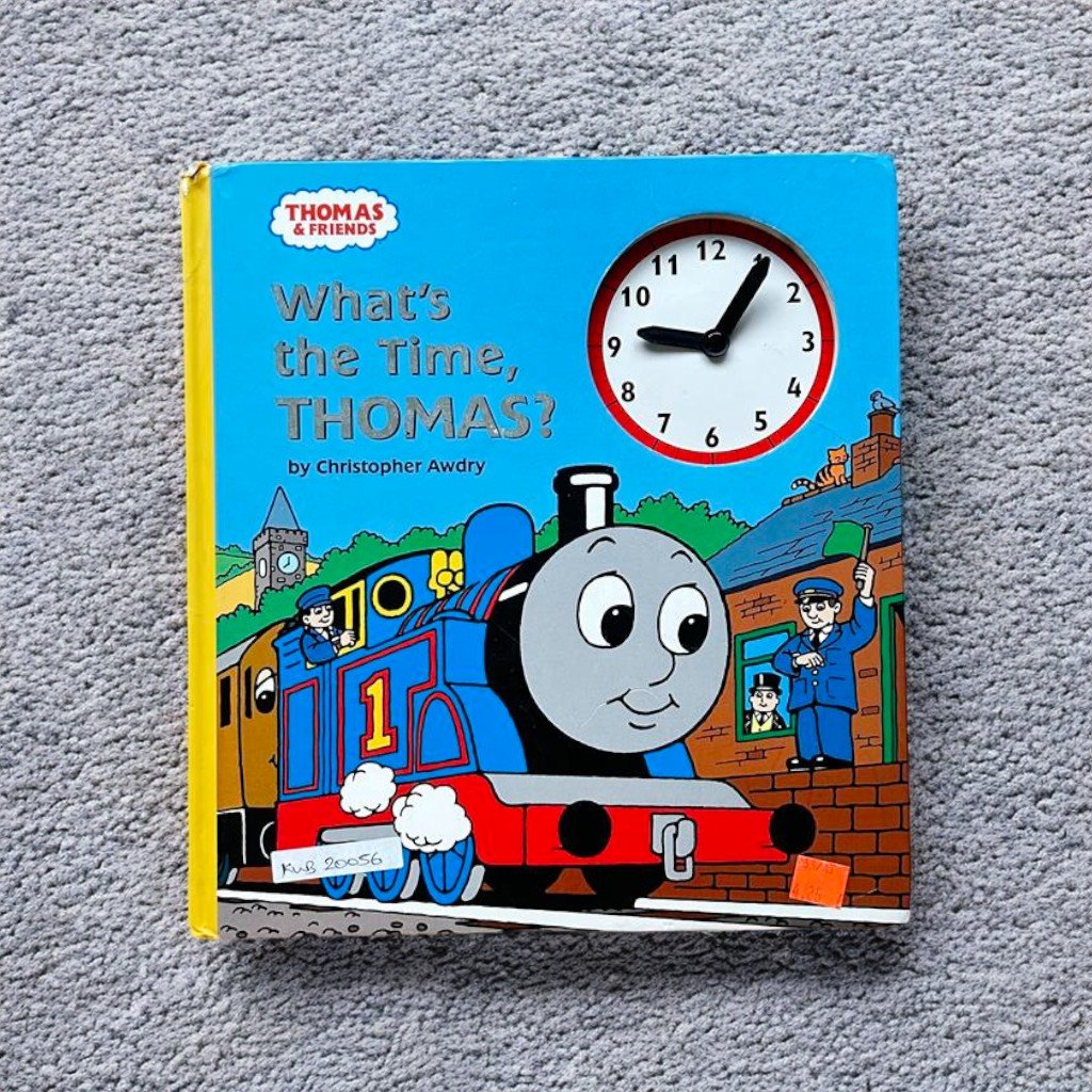 Thomas & Friends_What's The Time, Thomas?_Clock Book_Egmont_KWB20056