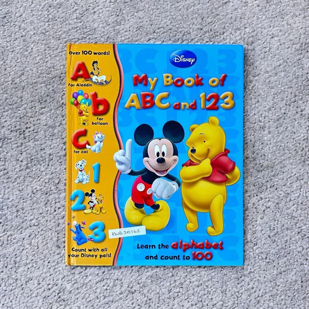Disney_My Book Of A B C And 1 2 3_Parragon_KWB20162