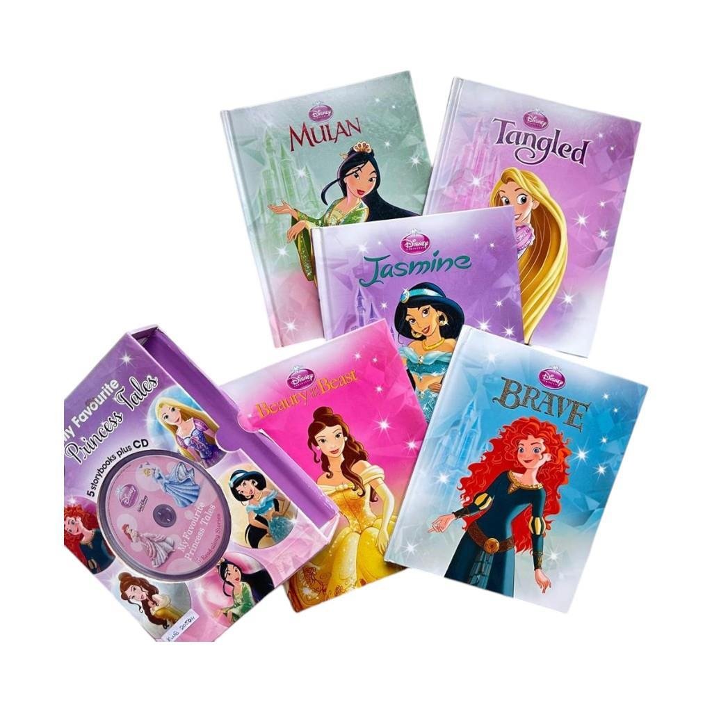 Disney_My Favourite Princess Tales_With CD_Set Of 5 Books_Box Set_Read-Along Story_KWB20504