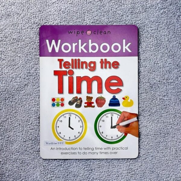 Workbook_Telling The Time_Wipe Clean_Priddy Books_KWB20555