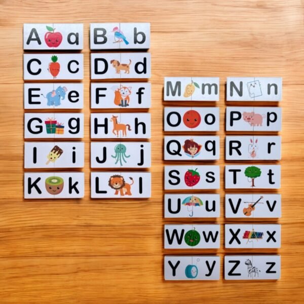 Alphabets Pair Puzzle (Upper and Lower Case)