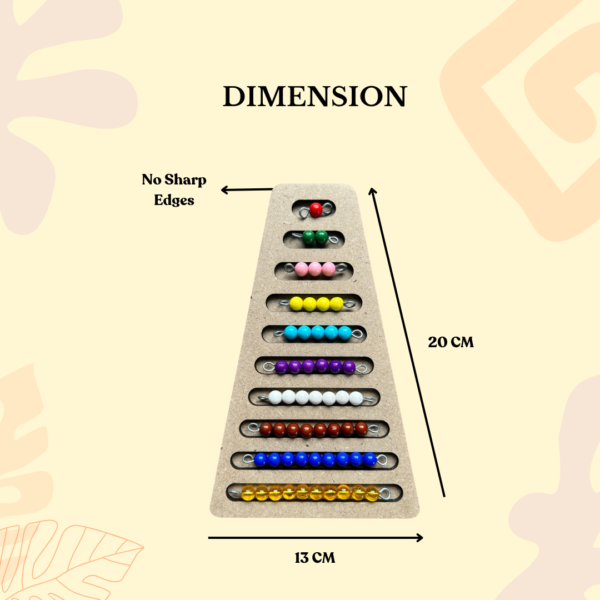 Montessori Triangle Bead Stair - Image 2