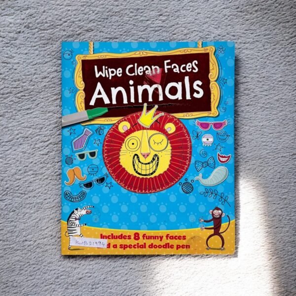 Wipe Clean Faces Animals _Igloobooks_KWB21994