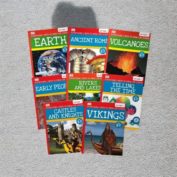 DK_Everything I Need To Know For School_History And Geography_Set Of 8 Books_Age 5-7_KWB24053