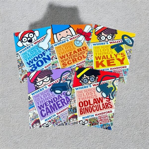 Where's Wally?_Set Of 5 Books_Puzzle Book_Puzzle Books_KWB24079