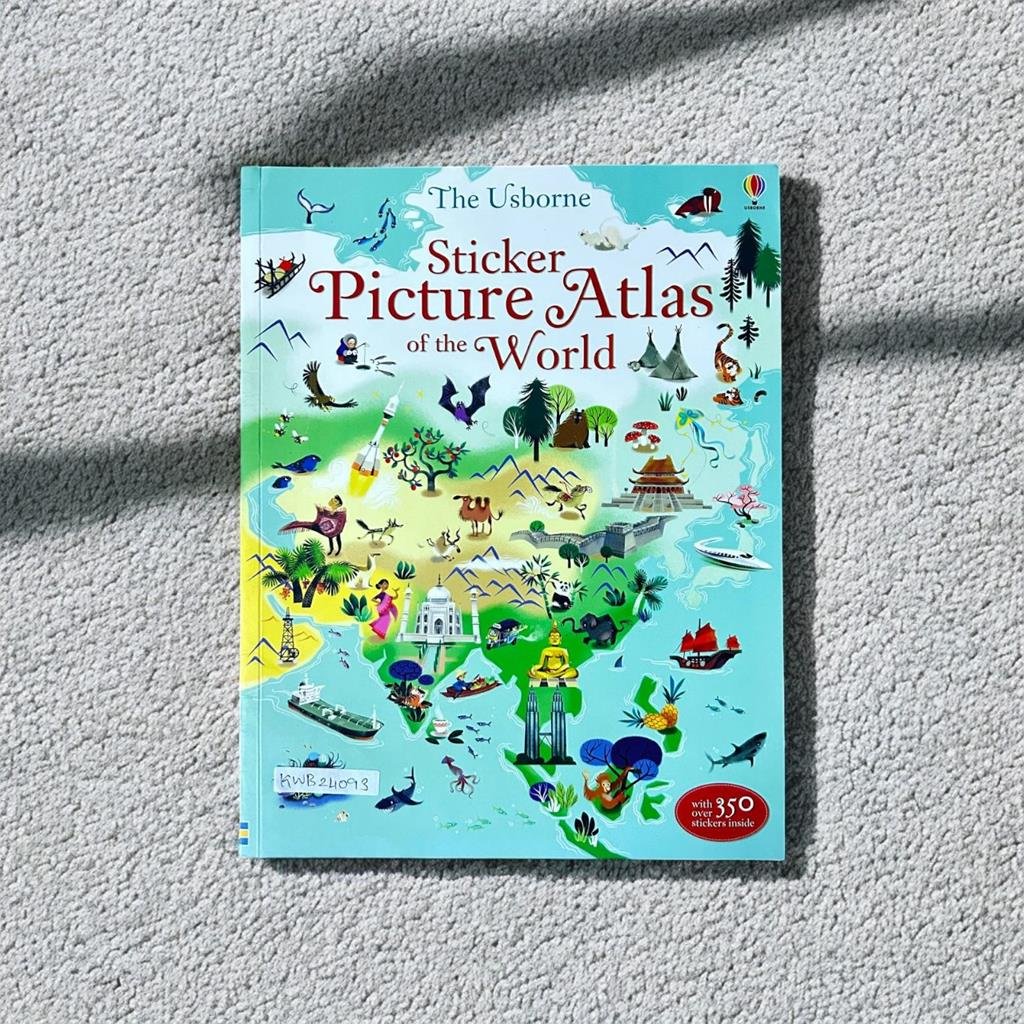 The Usborne Sticker Picture Atlas Of The World_Sticker _KWB24093