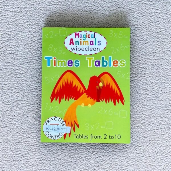 Magical Animals_Time Tables_Wipe And Clean_Wipe And Clean_KWB24217