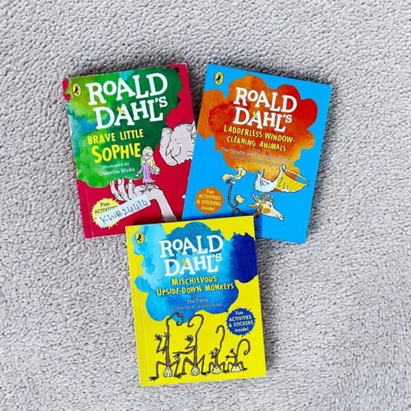 Pocket Size_Roald Dahl Activity And Stickers_Set Of 3 Books_Quentin Blake_KWB24414