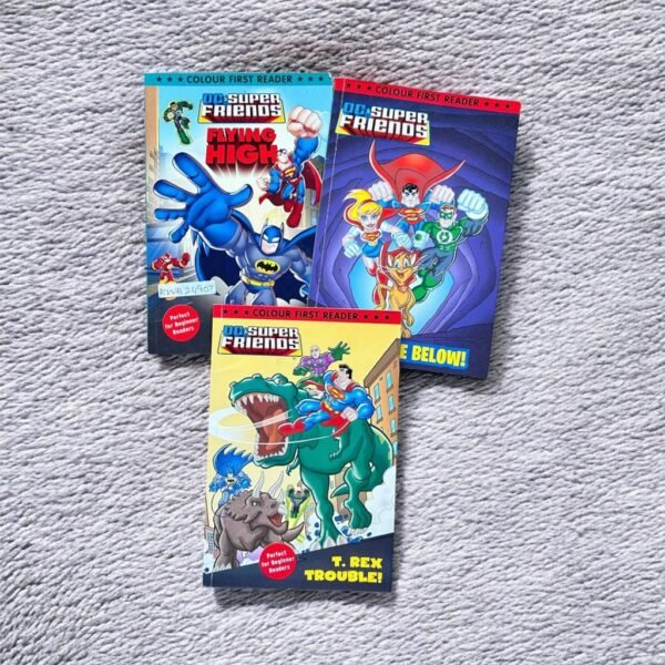 Colour First Reader_Phonics_Dc Super Friends_Set Of 3 Books_Bantam_KWB24907