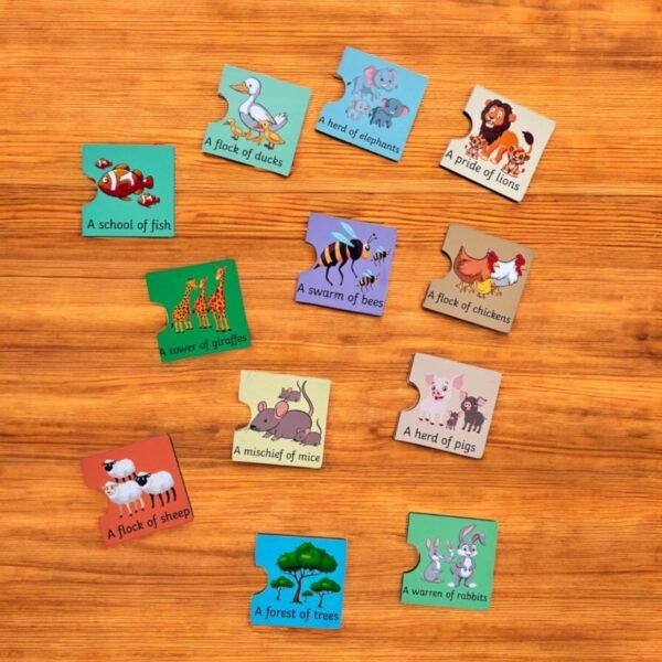 Raw to Ready and Singular Plural Collective Noun Puzzle Combo - Image 8