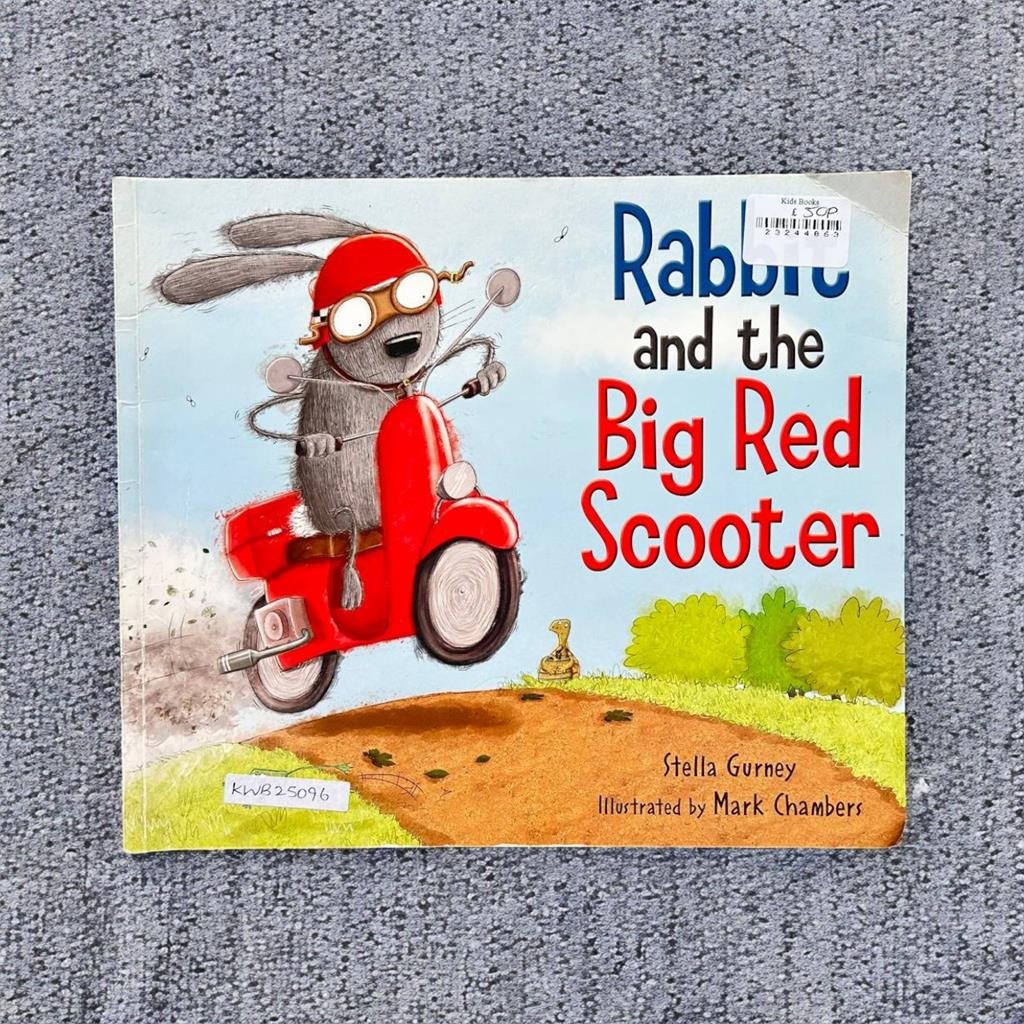 Rabbit And The Big Red Scooter_Stella Gurney_KWB25096