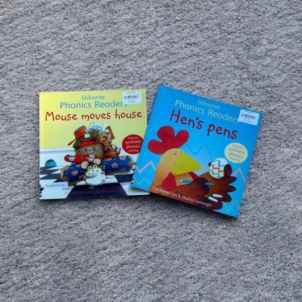 Usborne Phonics Readers_Flap Books_Set Of 2 Books_Phil Roxbee_KWB25402