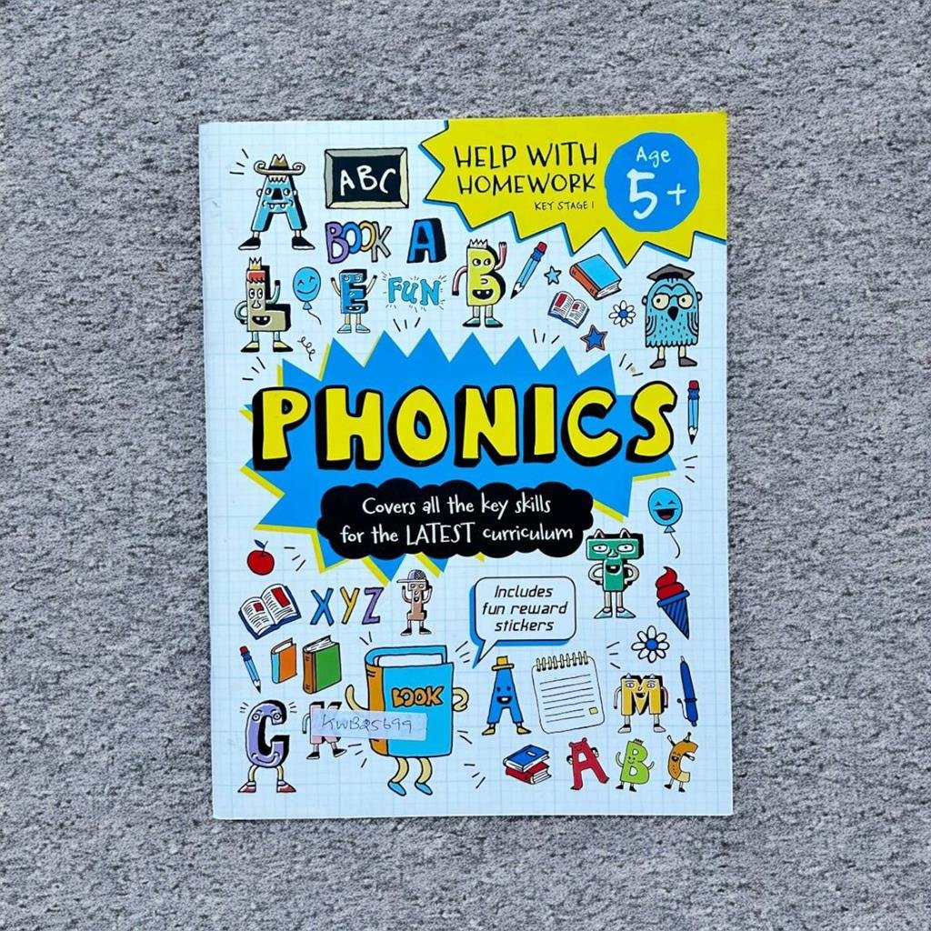 Help With Home Work_Phonics_With Stickers_Age 5+_KWB25699