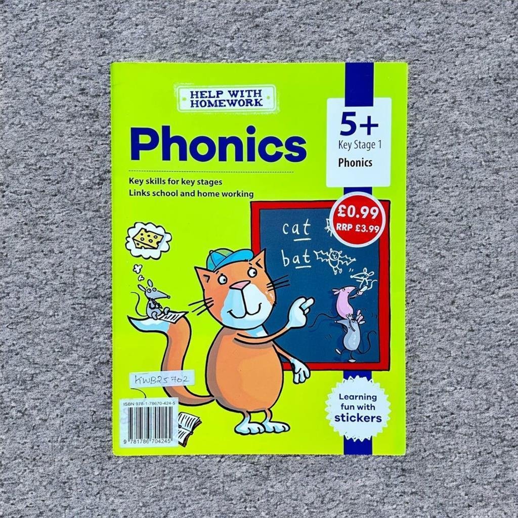 Help With Home Work_Phonics_With Stickers_Age 5+_KWB25702