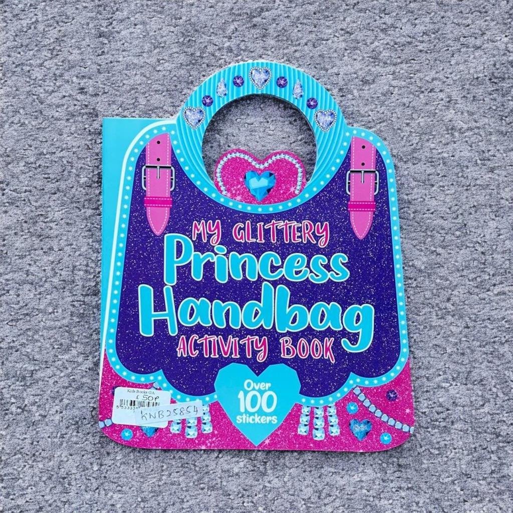 My Glittery Princess Handbag Activity Book_Sticker Book_Igloo Books_KWB25854