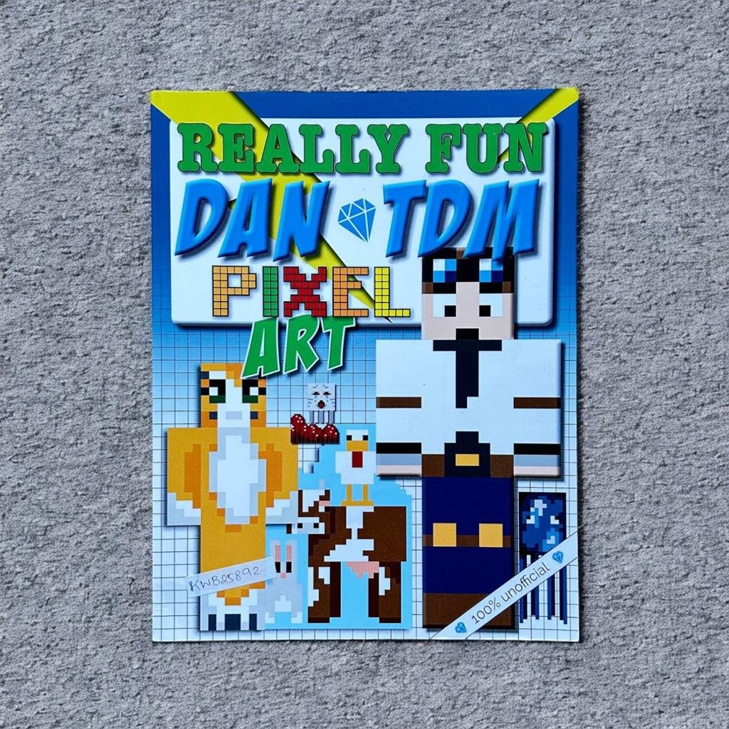 Really Fun Dan Tdm Pixel Art_Colouring Book_KWB25892