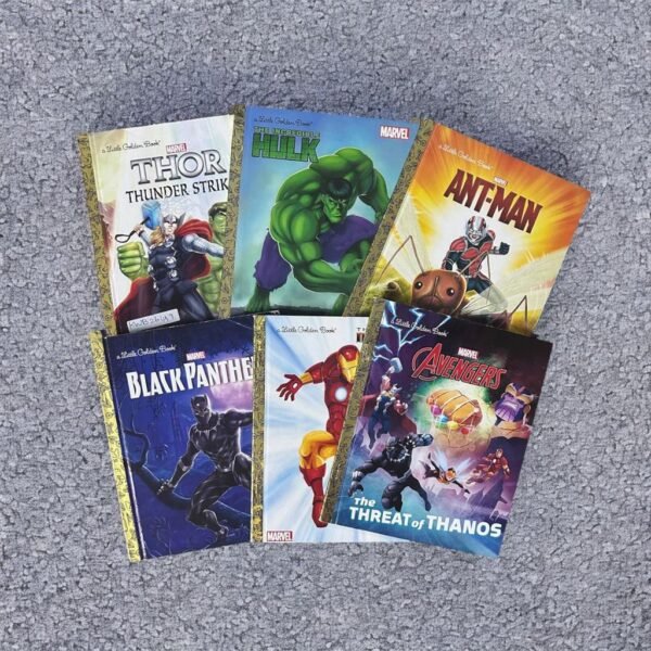 A Little Golden Book_Marvel_Set Of 6 Books_Marvel_KWB26449