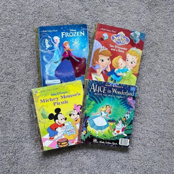 A Little Golden Book_Disney_Set Of 4  Books_Disney_KWB26801