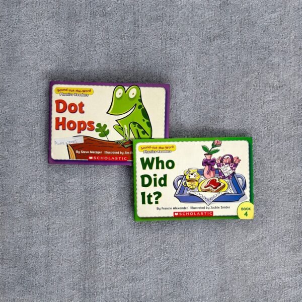 Pocket Size_Scholastic_Sound-Out-The-Word_Phonics Readers_Set Of 2 Books_Scholastic_KWB27021