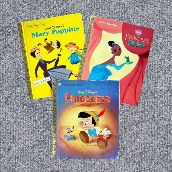 A Little Golden Book_Disney_Set Of 3  Books_Disney_KWB27503